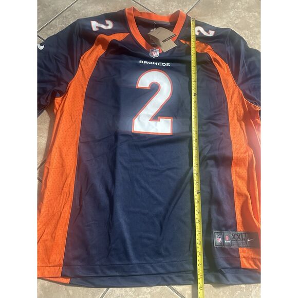 Nike Patrick Surtain 11 Denver Broncos On Field Jersey Mens 2XL Blue NFL - Picture 6 of 8
